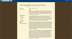 Desktop Screenshot of falsebios.blogspot.com