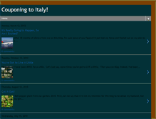 Tablet Screenshot of couponingtoitaly.blogspot.com
