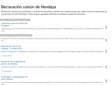 Tablet Screenshot of declaracion-hendaia.blogspot.com