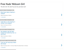 Tablet Screenshot of free-nude-webcam-girl.blogspot.com