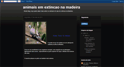 Desktop Screenshot of animaisemextincaonamadeira.blogspot.com