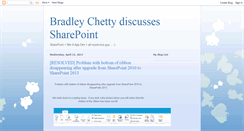 Desktop Screenshot of bradleychetty.blogspot.com