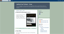 Desktop Screenshot of johnlahinchsurfschool.blogspot.com