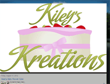 Tablet Screenshot of kileyskreations.blogspot.com