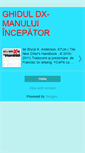 Mobile Screenshot of ghiduldx-manului.blogspot.com