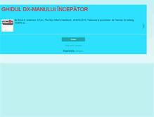 Tablet Screenshot of ghiduldx-manului.blogspot.com