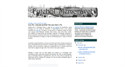 Desktop Screenshot of futebolmemoravel.blogspot.com