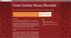 Desktop Screenshot of como-ganhar-massa-muscular.blogspot.com