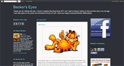 Desktop Screenshot of beckerseyes.blogspot.com