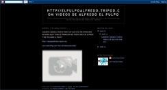 Desktop Screenshot of elpulpoalfredo.blogspot.com