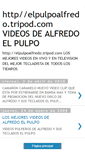 Mobile Screenshot of elpulpoalfredo.blogspot.com