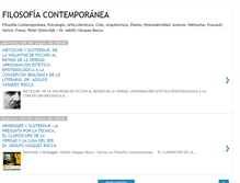 Tablet Screenshot of filosofoscontemporaneos.blogspot.com