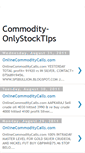 Mobile Screenshot of commodity-onlystocktips.blogspot.com