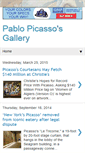 Mobile Screenshot of pablo-picasso-gallery.blogspot.com