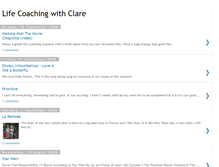 Tablet Screenshot of lifecoachingwithclare.blogspot.com