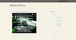 Desktop Screenshot of albanypoetrm.blogspot.com
