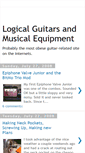 Mobile Screenshot of logicalguitars.blogspot.com