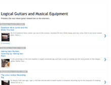 Tablet Screenshot of logicalguitars.blogspot.com
