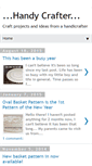 Mobile Screenshot of handycrafter.blogspot.com