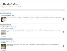 Tablet Screenshot of handycrafter.blogspot.com