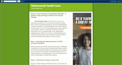 Desktop Screenshot of mohammadihealthcare.blogspot.com