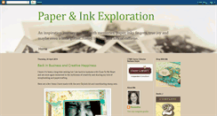 Desktop Screenshot of explorepaperandink.blogspot.com