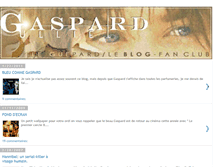 Tablet Screenshot of gaspardulliel.blogspot.com