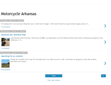 Tablet Screenshot of bikingarkansas.blogspot.com