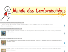 Tablet Screenshot of mundodaslembrancinhas.blogspot.com