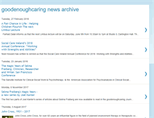 Tablet Screenshot of goodenoughcaringnewsarchive.blogspot.com