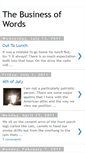 Mobile Screenshot of businessofwords.blogspot.com
