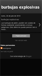 Mobile Screenshot of burbujasexplosivas.blogspot.com
