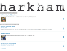 Tablet Screenshot of harkham.blogspot.com