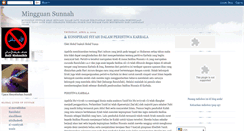 Desktop Screenshot of mingguansunnah.blogspot.com