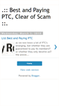 Mobile Screenshot of pay-of-ptc.blogspot.com