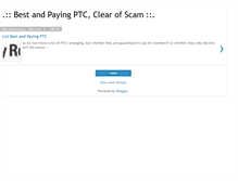 Tablet Screenshot of pay-of-ptc.blogspot.com
