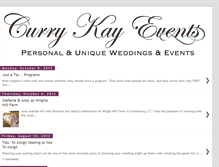 Tablet Screenshot of currykayevents.blogspot.com