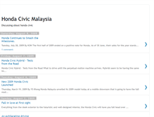 Tablet Screenshot of malaysiahondacivic.blogspot.com