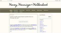 Desktop Screenshot of moneymarriageandmotherhood.blogspot.com