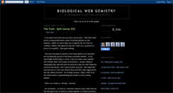 Desktop Screenshot of biologicalwebgemistry.blogspot.com