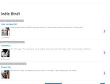 Tablet Screenshot of indiebindigirl.blogspot.com