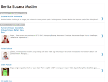 Tablet Screenshot of beritabusanamuslim.blogspot.com