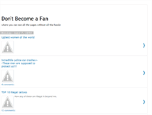 Tablet Screenshot of dontbecomeafan.blogspot.com
