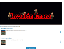 Tablet Screenshot of invasionenana.blogspot.com