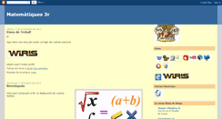 Desktop Screenshot of matematiques-xav.blogspot.com