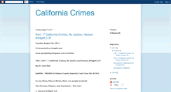 Desktop Screenshot of californiacrimes.blogspot.com