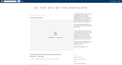 Desktop Screenshot of ofthebeholder.blogspot.com