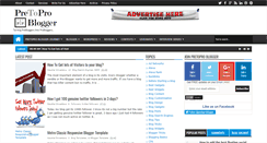 Desktop Screenshot of pretoproblogger.blogspot.com