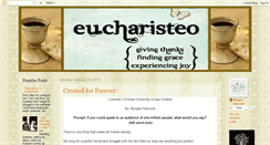 Desktop Screenshot of eucharisteoliving.blogspot.com