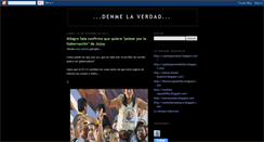 Desktop Screenshot of denmesololaverdad.blogspot.com